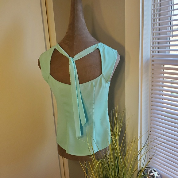 Bebe Back-Tie Blouse - Picture 2 of 2